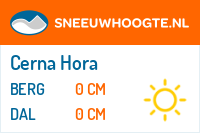 Sneeuwhoogte Cerna Hora